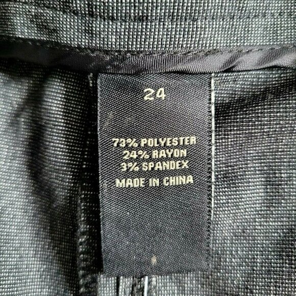 Lane Bryant Wide Leg Dress Pants Size 44 44X32 Pleated Straight Leg High Rise - Picture 8 of 10